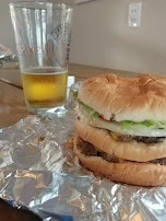 Big Turkey Burger and Sunday Punch