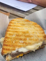 Roast Beef & Gouda Mac Sandwiches
